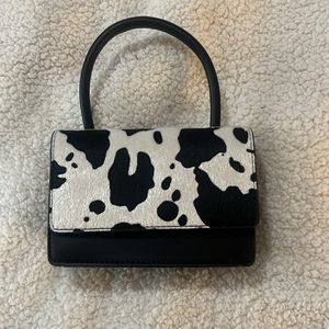 Molly green small cow print bag